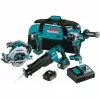 Tools & Equipment Makita XT454T 18V LXT Li-Ion Brushless Cordless 4 Tool Combo 5.0 Ah Kit