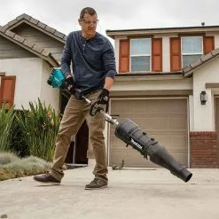 Makita XUX02SM1X3 18V LXT 13" Li-Ion String Trimmer/Blower Attachment Combo Kit 18 Makita XUX02SM1X3 18V LXT 13
