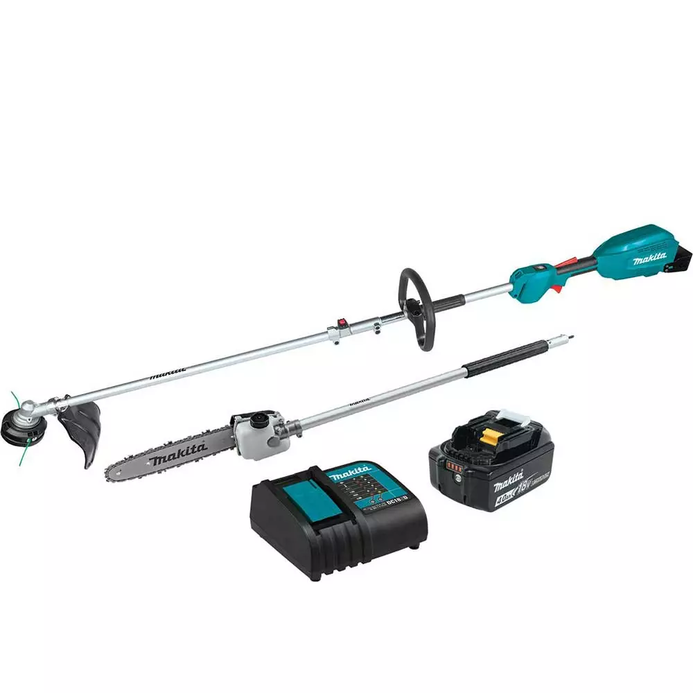 Makita XUX02SM1X4 18V LXT Li-Ion Couple Shaft Head Kit W/ 13" - 10" Attachments 3 Makita XUX02SM1X4 18V LXT Li-Ion Couple Shaft Head Kit W/ 13" - 10" Attachments