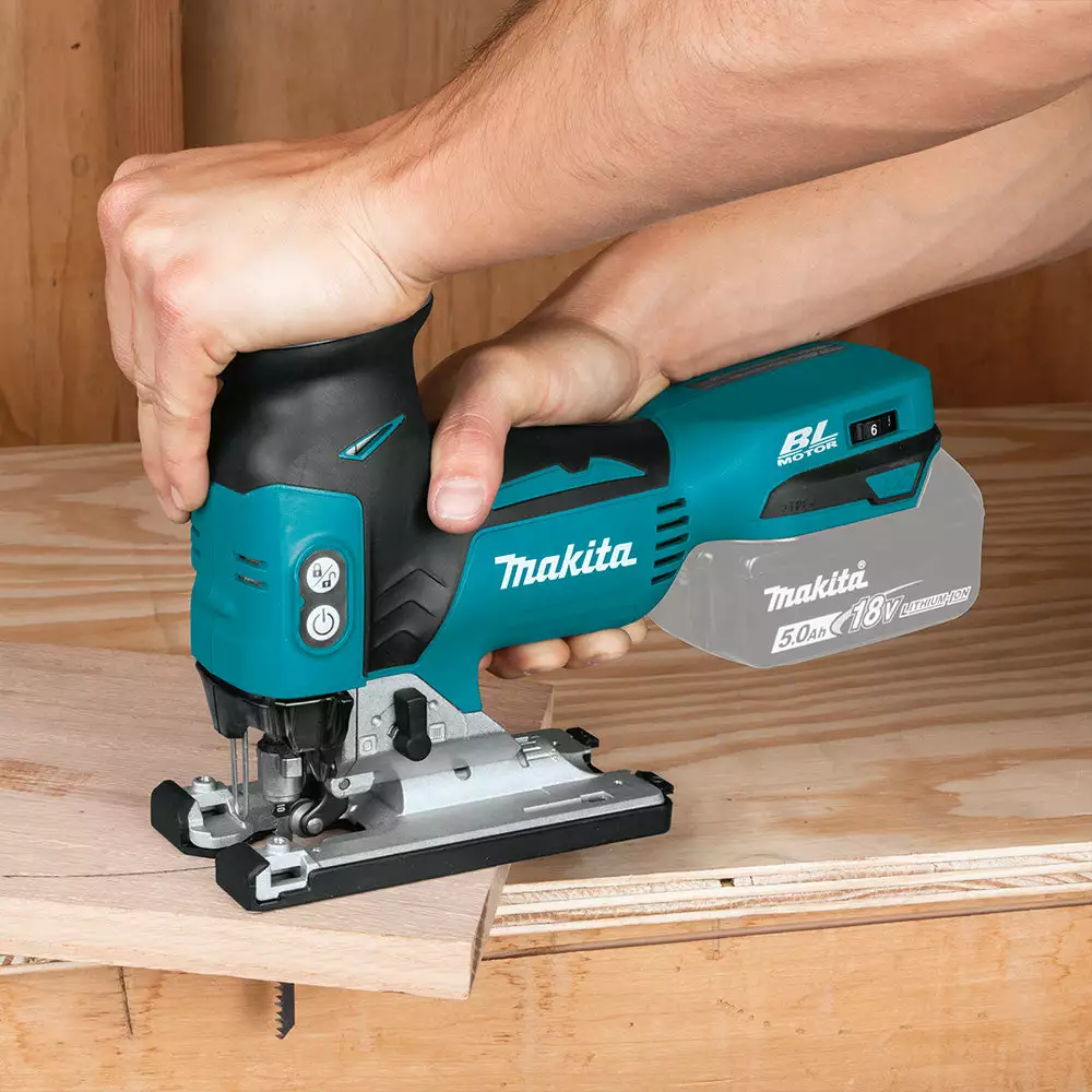 Makita XVJ01Z 18V LXT Lithium Brushless Cordless Barrel Grip Jig Saw - Bare Tool Tools & Equipment 5 Makita XVJ01Z 18V LXT Lithium Brushless Cordless Barrel Grip Jig Saw - Bare Tool Tools & Equipment