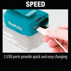 Makita ADP05 18-Volt Lithium-Ion Cordless USB Power Source - Bare Tool Tools & Equipment 16 Makita ADP05 18-Volt Lithium-Ion Cordless USB Power Source - Bare Tool Tools & Equipment