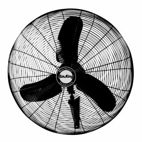 Air King 9075 30" 1/3 HP Oscillating Industrial Grade Wall Mount Fan 3 Air King 9075 30" 1/3 HP Oscillating Industrial Grade Wall Mount Fan