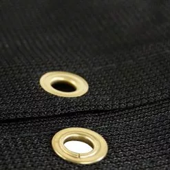 Weather Guard Black Mesh 6x8 Heavy Duty UV Screen Shade Canopy Patio Yard Tarp Sun Cover