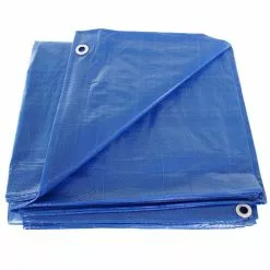 Weather Guard Lawn & Outdoor Power Blue 20x24 Heavy Duty UV Protected Treated Canopy Sun Shade Boat Cover Tarp