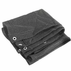 Weather Guard Lawn & Outdoor Power Black Mesh 10x20 Heavy Duty UV Screen Shade Canopy Patio Yard Tarp Sun Cover