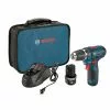 Bosch PS31-2A 12-Volt 3/8-Inch Max Lithium-Ion Fuel Guage Drill Driver Kit Tools & Equipment 1 Bosch PS31-2A 12-Volt 3/8-Inch Max Lithium-Ion Fuel Guage Drill Driver Kit Tools & Equipment