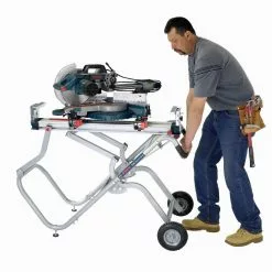 Power Tools Bosch T4B 16-Foot Rapid Release Tool Mount Miter Saw Gravity-Rise Stand