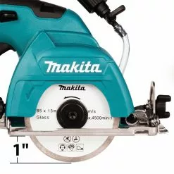 Tools & Equipment Makita CC02R1 12-Volt Max CXT 3-3/8-Inch Lithium-Ion Tile/Glass Saw Kit