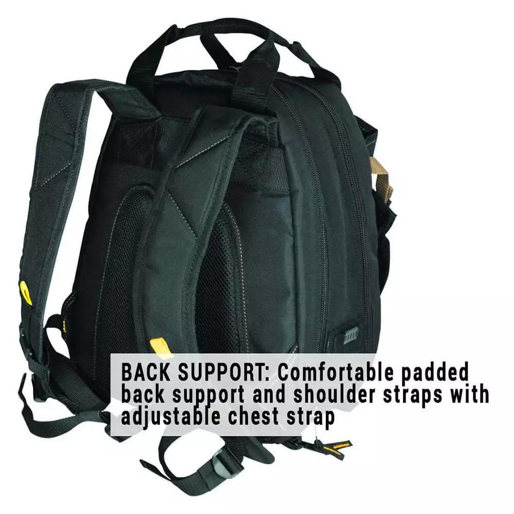 Tools & Equipment Custom Leather Craft 1134 44-Pocket Padded Straps Backpack Tool Work Bag 6 Tools & Equipment Custom Leather Craft 1134 44-Pocket Padded Straps Backpack Tool Work Bag