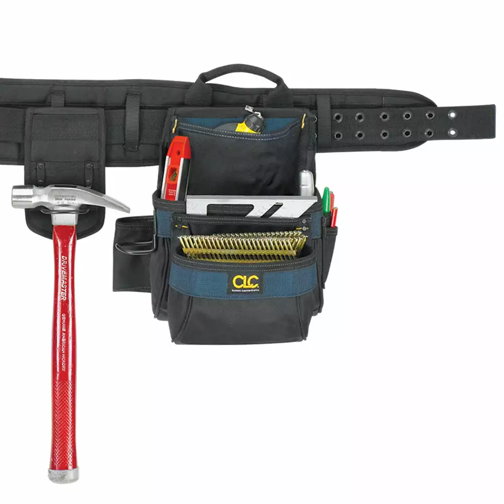 Custom Leather Craft 2605 20 Pocket 4-Pc Carpenters Tool Belt Combo Tools & Equipment 5 Custom Leather Craft 2605 20 Pocket 4-Pc Carpenters Tool Belt Combo Tools & Equipment