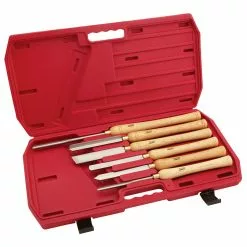 Tools & Equipment Shop Fox D2304 Durable High Speed Steel Deluxe Lathe Chisels Set - 6pc