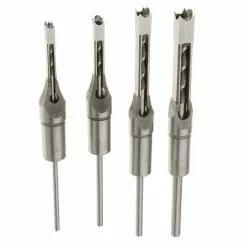 Shop Fox D2845 D2845 1/4-Inch - 1/2-Inch Mortising Chisel Set - 4pc W/ Case