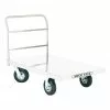 Shop Fox D3240 48-Inch X 30-Inch 2000-Lbs Pneumatic Wheel Platform Truck
