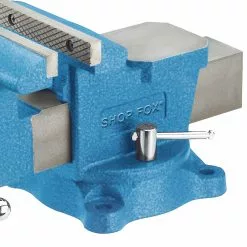 Shop Fox D3250 6-Inch 360 Degree Durable Precision Bench Vise W/ Swivel Base Tools & Equipment 7 Shop Fox D3250 6-Inch 360 Degree Durable Precision Bench Vise W/ Swivel Base Tools & Equipment