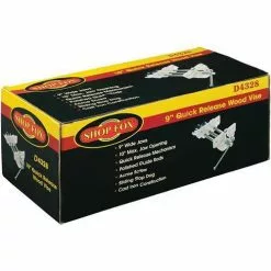 Tools & Equipment Shop Fox D4328 9" Quick Release Wood Vise 10" Maximum Jaw Opening 7 Tools & Equipment Shop Fox D4328 9