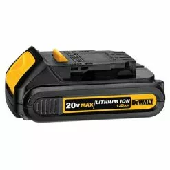 Tools & Equipment DeWALT DCB201 20V MAX Lithium Ion Cordless Compact 1.5 Ah Battery Pack - 20 Volt