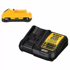 DeWALT DCB230C 20V MAX 3.0Ah Compact Lithium-Ion Charging Starter Kit Tools & Equipment