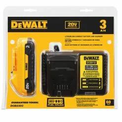DeWALT DCB230C 20V MAX 3.0Ah Compact Lithium-Ion Charging Starter Kit Tools & Equipment