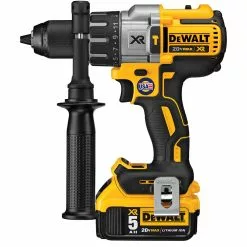 Tools & Equipment DeWALT DCD996P2 20V 1/2-Inch 3-Speed 5.0Ah Lithium-Ion Hammer-Drill Kit