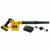 DeWALT DCE100M1 20V 100CFM Variable Speed Compact Jobsite Blower Kit