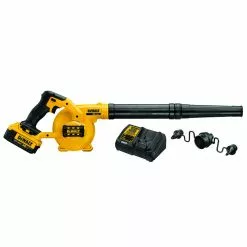DeWALT DCE100M1 20V 100CFM Variable Speed Compact Jobsite Blower Kit