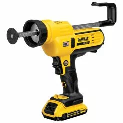 DeWALT DCE580D1 20V MAX 2Ah 300-600 Ml Lithium-Ion Adhesive Caulk Gun Kit Tools & Equipment