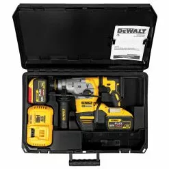 DeWALT DCH293X2 20V 1-1/8" 9.0 Ah XR Brushless SDS Plus Rotary Hammer Kit Tools & Equipment