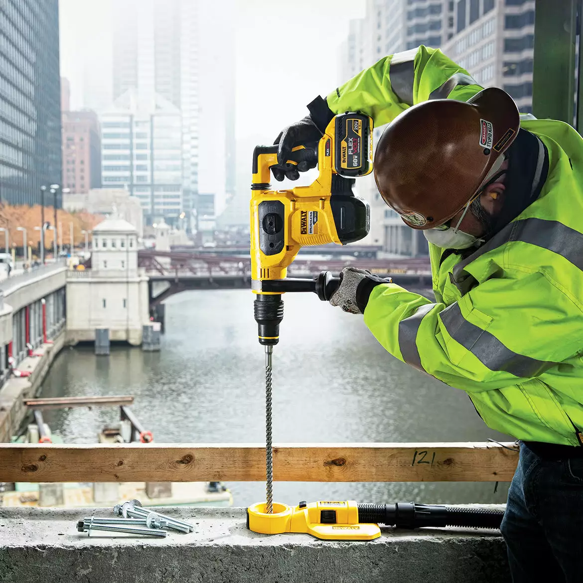 DeWALT DCH481B 60V 1-9/16-Inch SDS-MAX Combination Hammer - Bare Tool Tools & Equipment 8 DeWALT DCH481B 60V 1-9/16-Inch SDS-MAX Combination Hammer - Bare Tool Tools & Equipment