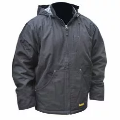 Tools & Equipment DeWALT DCHJ076ABD1-L 20V Heated Heavy Duty Work Coat Kit Black Large