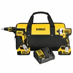 DeWALT DCK267M2 20V 4.0Ah Lithium-Ion Screw Gun And Impact Driver Combo Kit Tools & Equipment