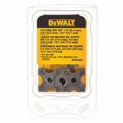 DeWALT DCS3501 1/4-Inch, 3/8-Inch, 1/2-Inch Replacement Cutting Die Set Tools & Equipment 7 DeWALT DCS3501 1/4-Inch, 3/8-Inch, 1/2-Inch Replacement Cutting Die Set Tools & Equipment