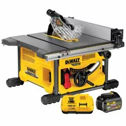 DeWALT DCS7485T1 60V FLEXVOLT 8-1/4-Inch Adjustable Table Saw Kit Tools & Equipment