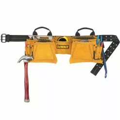Tools & Equipment DeWALT DG5372 Work Gear 12-Pocket Carpenter's Suede Apron Tool Belt
