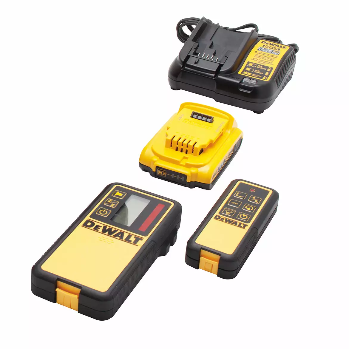 DeWALT DW074LR 20V 1500 Foot Range Cordless Self Leveling Red Rotary Laser Tools & Equipment 7 DeWALT DW074LR 20V 1500 Foot Range Cordless Self Leveling Red Rotary Laser Tools & Equipment