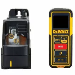 DeWALT DW0889CG 100-Foot Cross Line Laser Level And Distance Measurer Combo Kit Tools & Equipment