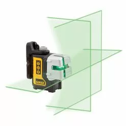 DeWALT DW089CG 3-Way IP54 Green Beam Self-Leveling Multi Line Laser Level