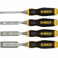 Tools & Equipment DeWALT DWHT16063 4-Piece Short Blade Wood Chisel Chisels Set - Chiseling