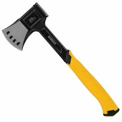 Tools & Equipment DeWALT DWHT51387 20-Ounce 1-Piece Scalloped Steel Camper's Axe