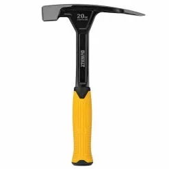 Tools & Equipment DeWALT DWHT51389 20-Ounce 1-Piece Extra-Wide Chisel Steel Bricklayer Hammer