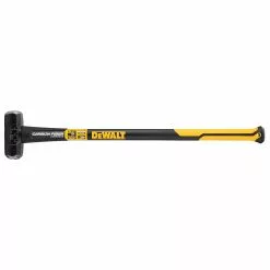 DeWALT DWHT56028 8 Lbs Heavy Duty Carbon Fiber Exo-Core Overstrike Sledge Hammer Tools & Equipment