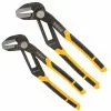 DeWALT DWHT74428 8 And 10-Inch Non-Pinching Push Lock Wide Straight Jaw Pliers 2 DeWALT DWHT74428 8 And 10-Inch Non-Pinching Push Lock Wide Straight Jaw Pliers
