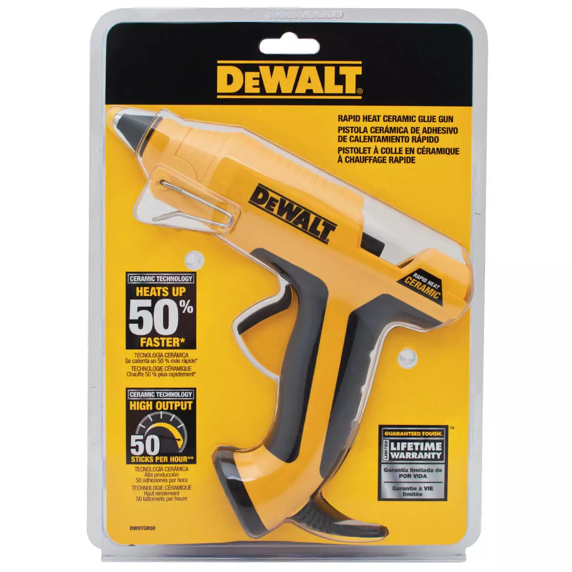 DeWALT DWHTGR50 50-Watt Corded Light To Medium Ceramic Rapid Heat Glue Gun Tools & Equipment 7 DeWALT DWHTGR50 50-Watt Corded Light To Medium Ceramic Rapid Heat Glue Gun Tools & Equipment