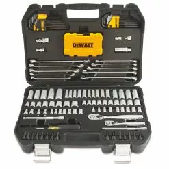 DeWALT DWMT73802 3/8-1/4-Inch Drive Ratchet 142 Piece Metric And SAE Tool Set Automotive