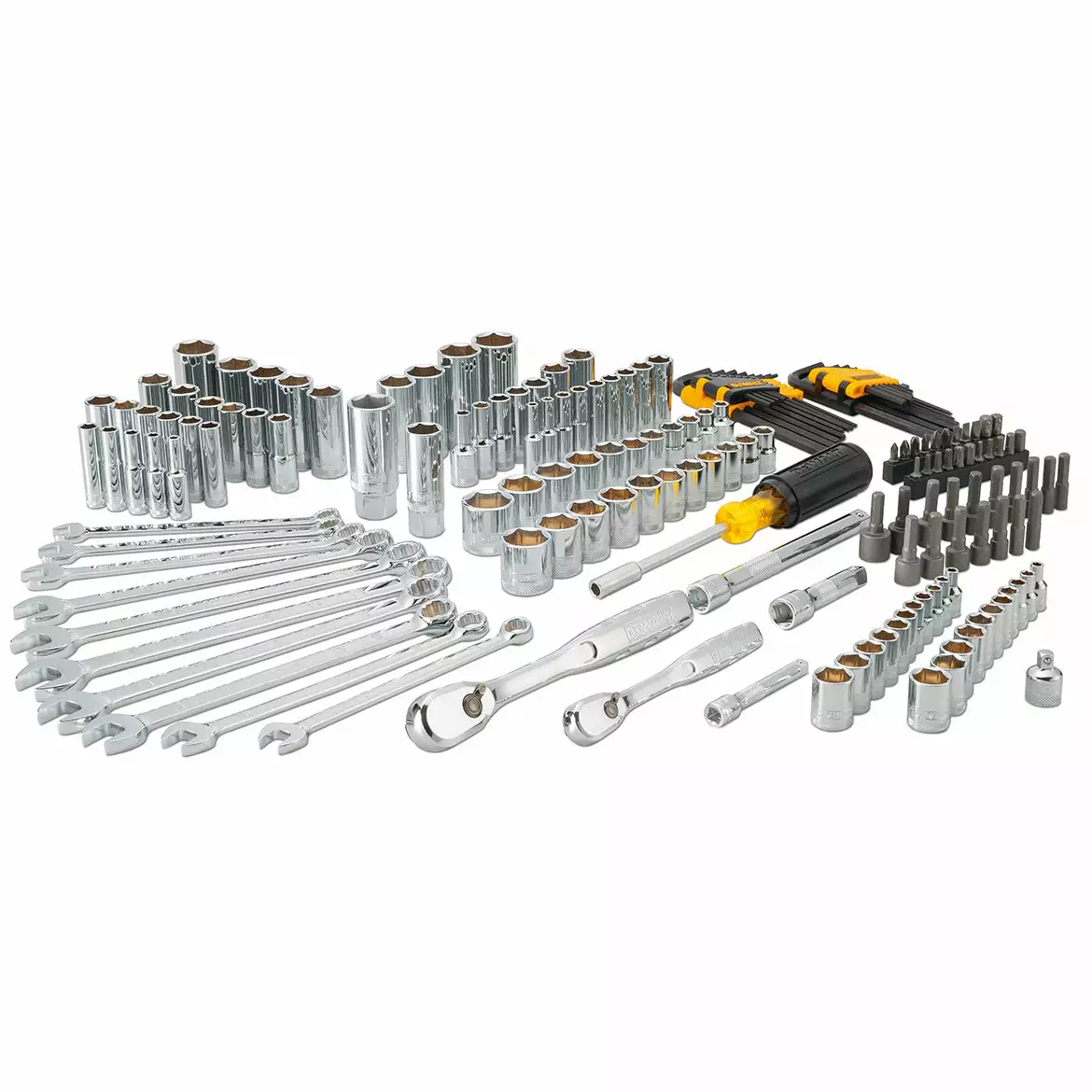 DeWALT DWMT81533 Durable Chrome SAE Quick Release Mechanics Tool Set - 172pc 4 DeWALT DWMT81533 Durable Chrome SAE Quick Release Mechanics Tool Set - 172pc