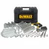 DeWALT DWMT81534 Durable Chrome SAE Quick Release Mechanics Tool Set - 205pc Automotive