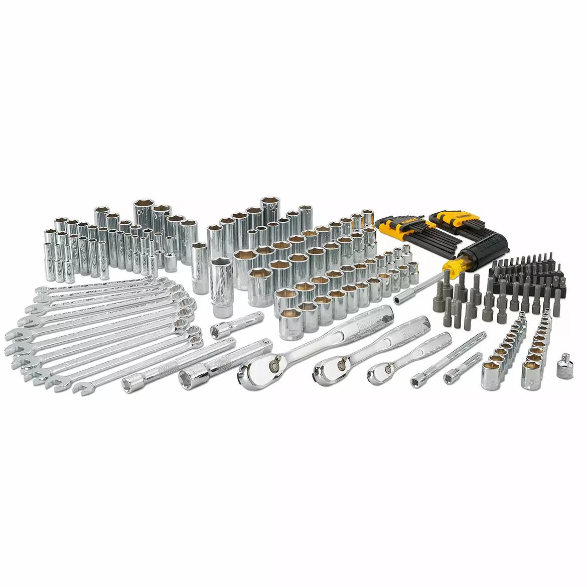 DeWALT DWMT81534 Durable Chrome SAE Quick Release Mechanics Tool Set - 205pc Automotive 4 DeWALT DWMT81534 Durable Chrome SAE Quick Release Mechanics Tool Set - 205pc Automotive