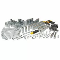 DeWALT DWMT81535 Durable Chrome SAE Quick Release Mechanics Tool Set - 247pc Automotive