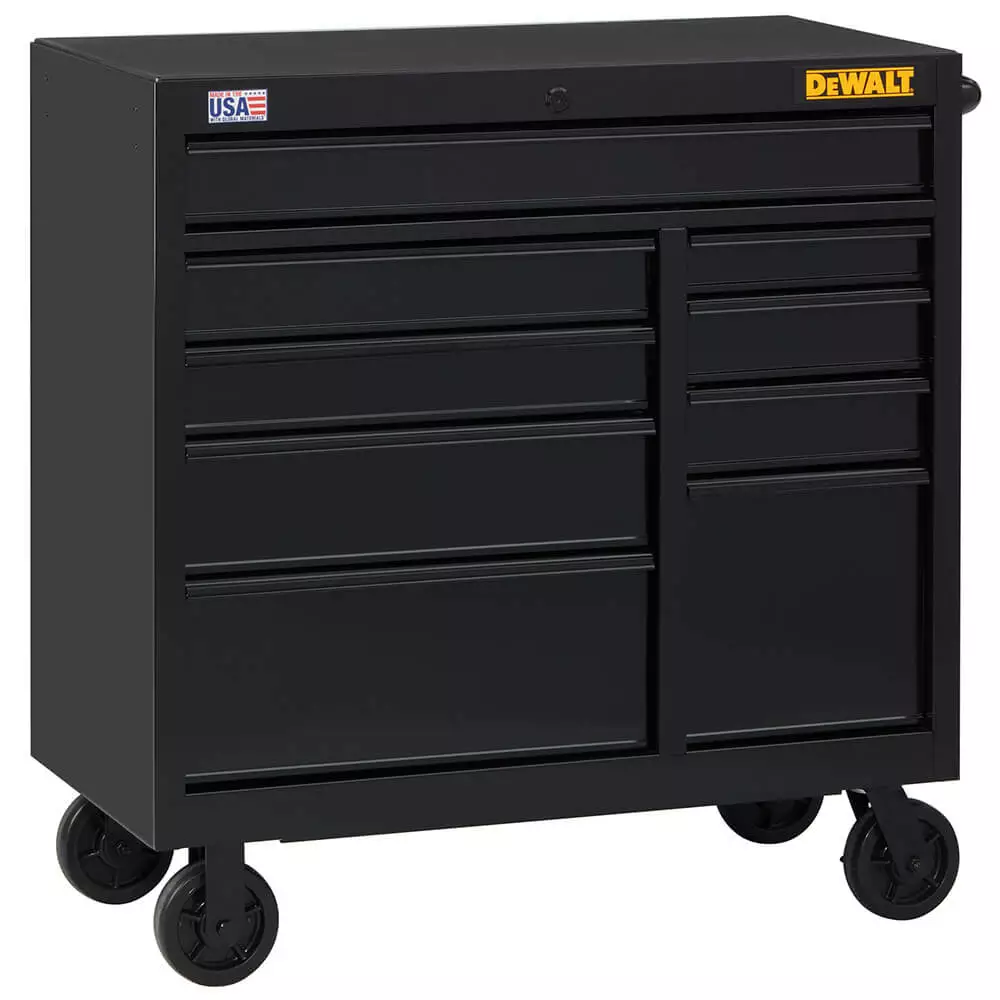 Tools & Equipment DeWALT DWST24192 41-Inch 900-Series 9-Drawer Rolling Mobile Workbench - Black 3 Tools & Equipment DeWALT DWST24192 41-Inch 900-Series 9-Drawer Rolling Mobile Workbench - Black