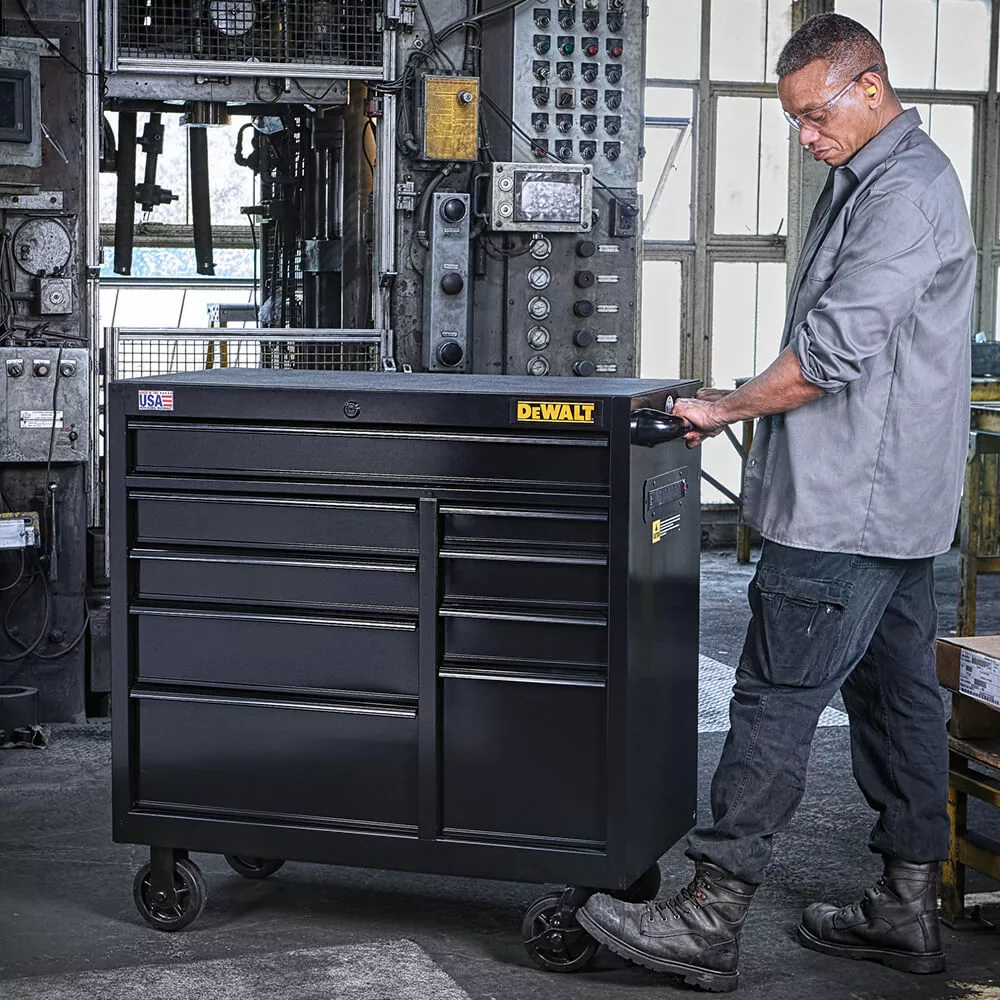 Tools & Equipment DeWALT DWST24192 41-Inch 900-Series 9-Drawer Rolling Mobile Workbench - Black 6 Tools & Equipment DeWALT DWST24192 41-Inch 900-Series 9-Drawer Rolling Mobile Workbench - Black
