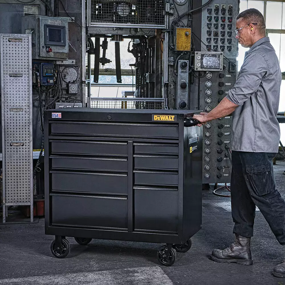 Tools & Equipment DeWALT DWST24192 41-Inch 900-Series 9-Drawer Rolling Mobile Workbench - Black 7 Tools & Equipment DeWALT DWST24192 41-Inch 900-Series 9-Drawer Rolling Mobile Workbench - Black